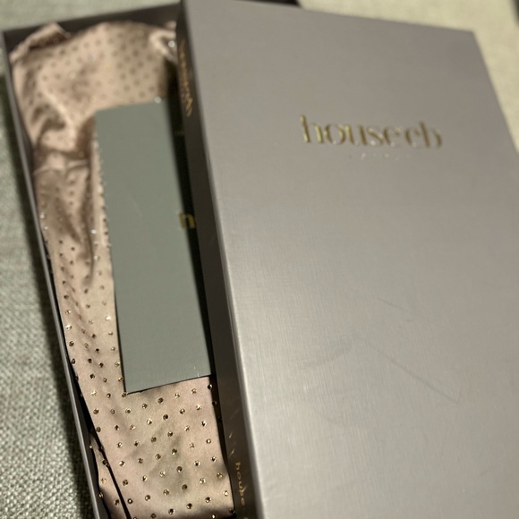 NWT HOUSE OF CB Alessandra Taupe One Shoulder crystallized dress Size S - Picture 6 of 6